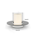 Rechargeable LED Touch Sensitive Table Lamp with Dimmable Warm Light for Modern Living Spaces