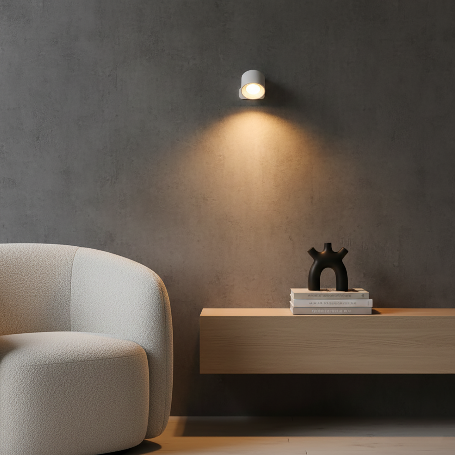 Cordless Magnetic Wall Light with Rechargeable Battery for Flexible Illumination