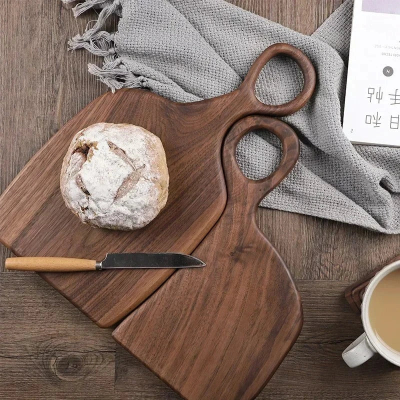 Walnut Cutting Board with Dual-Sided Functionality for Kitchen and Serving