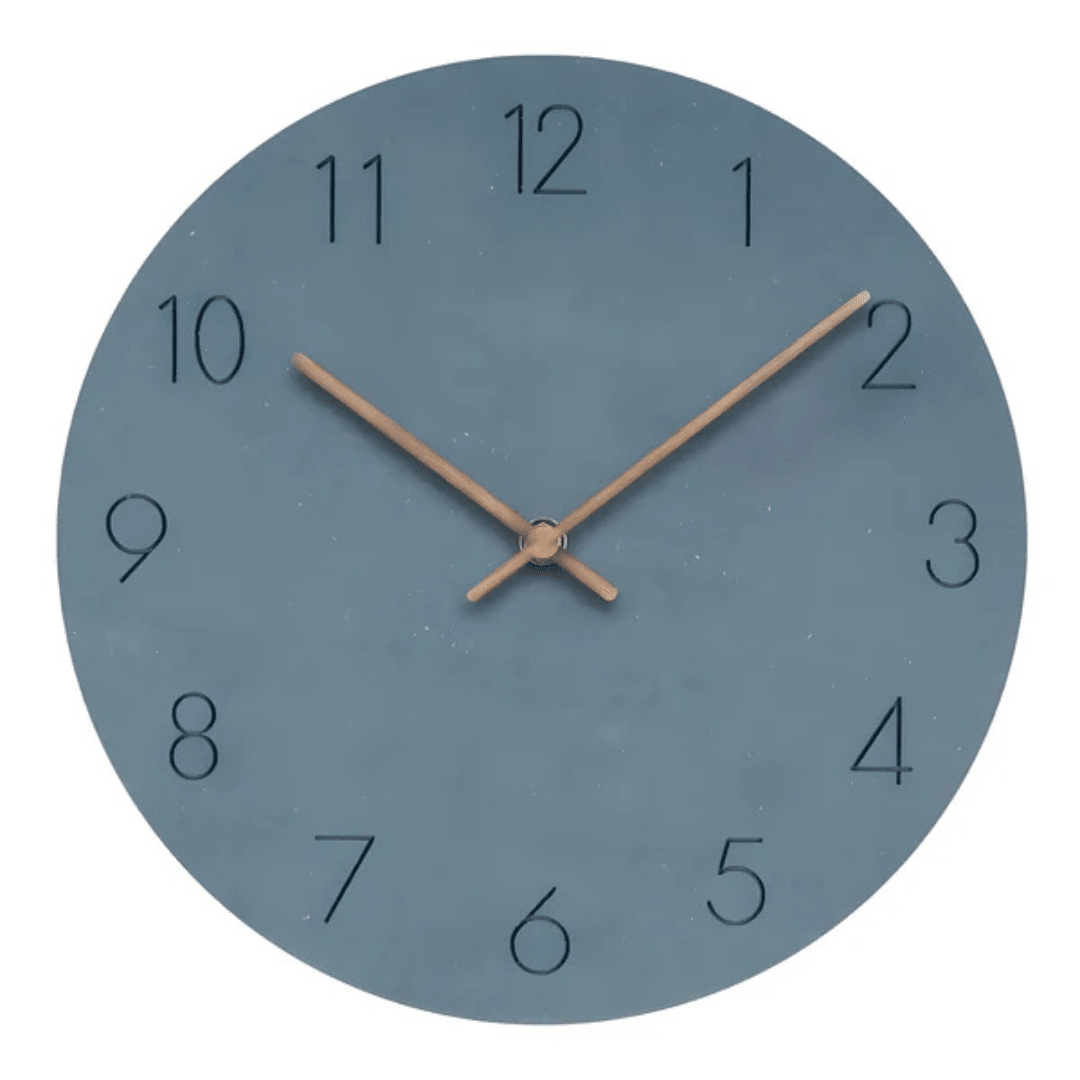 Minimalist Wall Clock with Silent Quartz Movement for Modern Home Décor - Sofitte
