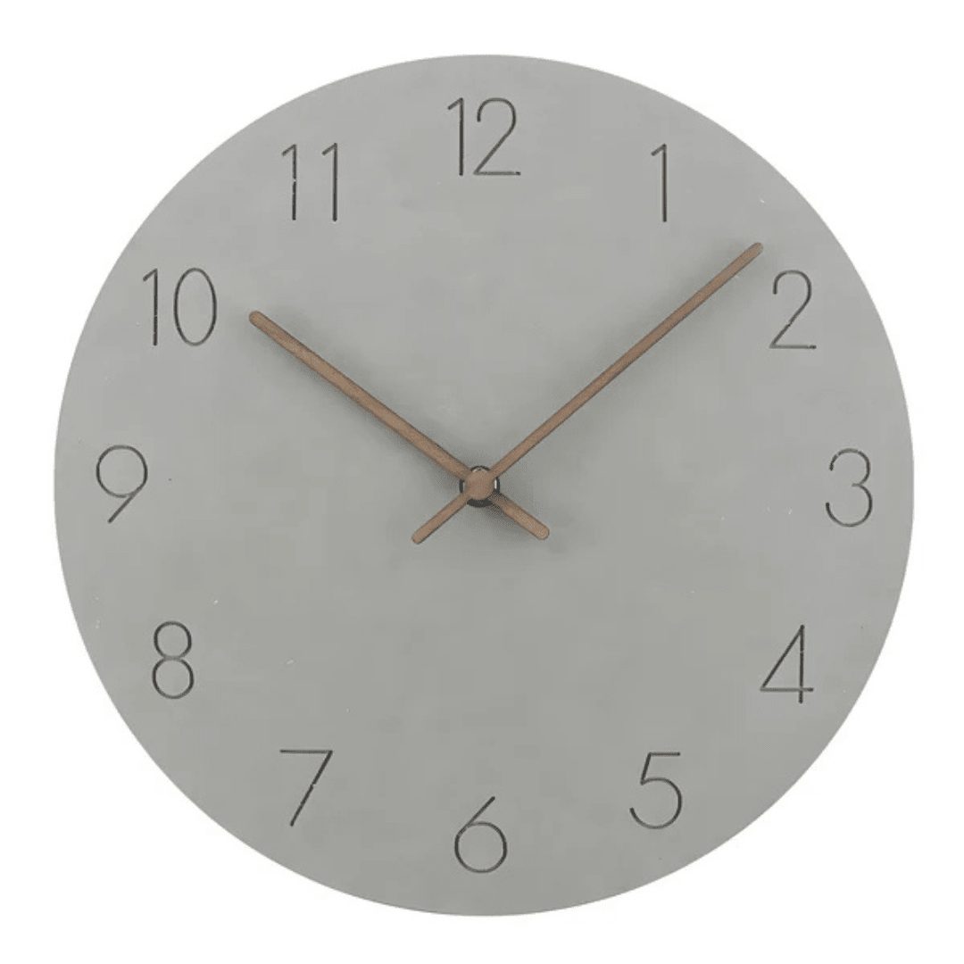 Minimalist Wall Clock with Silent Quartz Movement for Modern Home Décor - Sofitte
