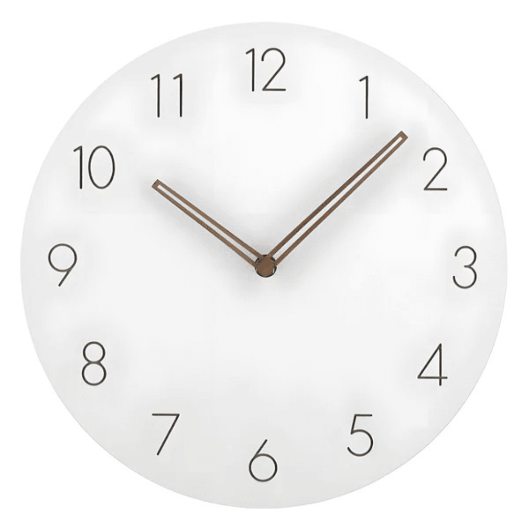 Minimalist Wall Clock with Silent Quartz Movement for Modern Home Décor - Sofitte