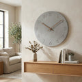 Minimalist Wall Clock with Silent Quartz Movement for Modern Home Décor - Sofitte