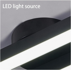 Modern Linear LED Semi-Flush Ceiling Light for Kitchen, Hallway and Home Office