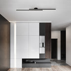 Modern Linear LED Semi-Flush Ceiling Light for Kitchen, Hallway and Home Office