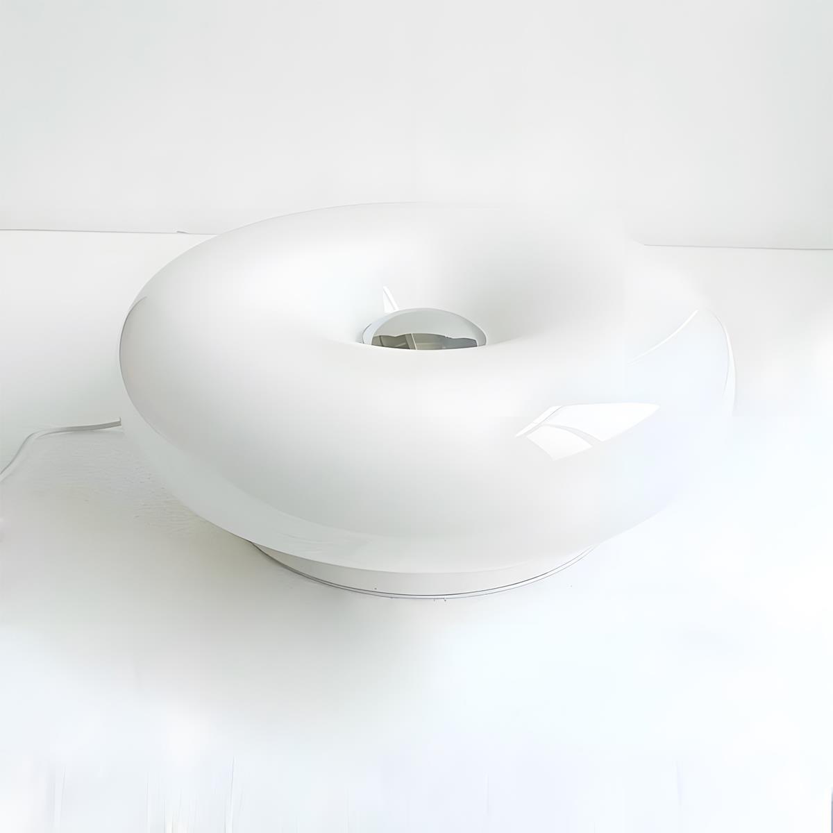 Modern Dimmable LED Table Lamp with Glass Shade for Bedroom and Living Room