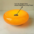 Modern Dimmable LED Table Lamp with Glass Shade for Bedroom and Living Room