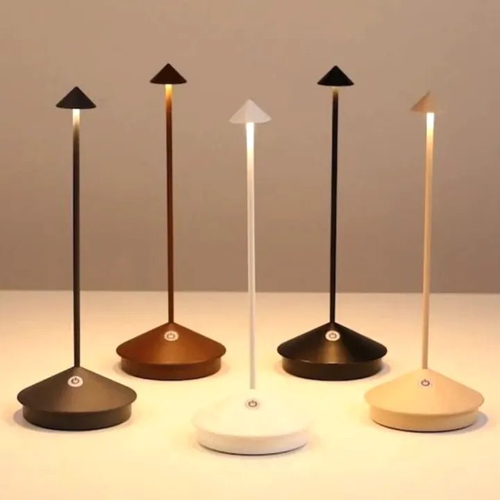 Modern Cordless LED Table Lamp with Dimmable Rechargeable Lighting for Indoor and Outdoor Use - Sofitte