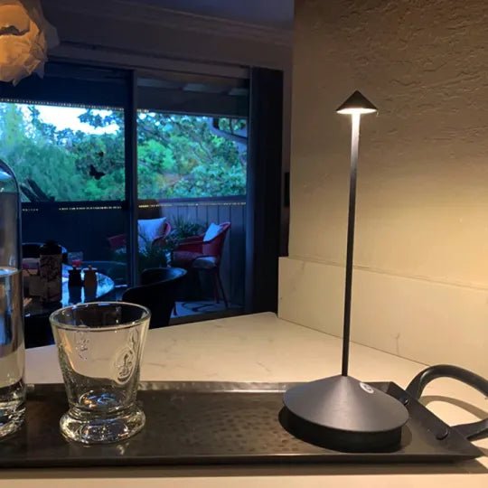Modern Cordless LED Table Lamp with Dimmable Rechargeable Lighting for Indoor and Outdoor Use - Sofitte