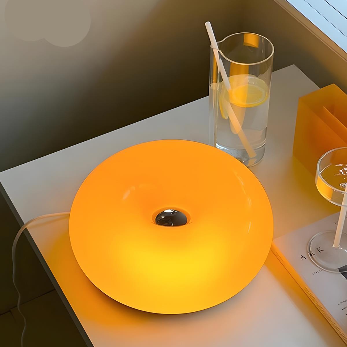 Modern Dimmable LED Table Lamp with Glass Shade for Bedroom and Living Room - Sofitte