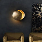 Modern LED Wall Sconce with Moon-Inspired Halo Light for Bedroom, Hallway and Living Room - Sofitte