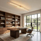 Modern Linear LED Semi-Flush Ceiling Light for Kitchen, Hallway and Home Office - Sofitte