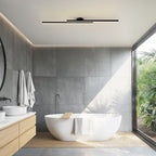 Modern Linear LED Semi-Flush Ceiling Light for Kitchen, Hallway and Home Office - Sofitte