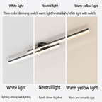 Modern Linear LED Semi-Flush Ceiling Light for Kitchen, Hallway and Home Office - Sofitte