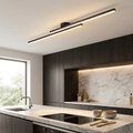 Modern Linear LED Semi-Flush Ceiling Light for Kitchen, Hallway and Home Office - Sofitte