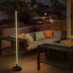 Modern Outdoor Floor Lamp with Wireless Charging for Patios and Gardens - Sofitte