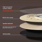 Modern Silent Wall Clock with Quartz Movement for Living Room and Office - Sofitte