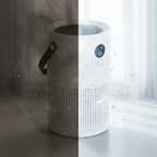 Portable Air Purifier with True HEPA Filter and Rechargeable Battery for Clean Air - Sofitte