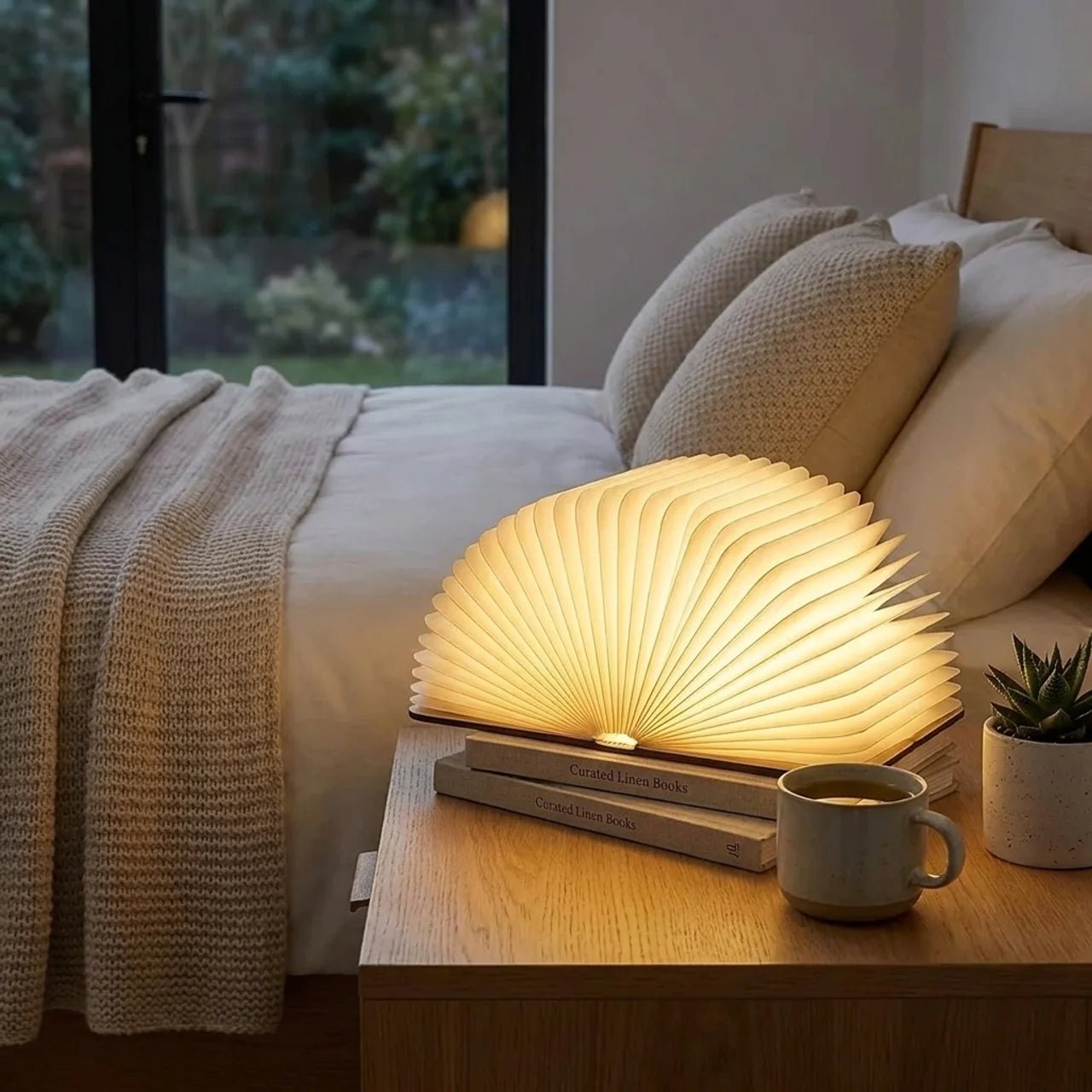 Portable Foldable Table Lamp with 360° Design and Rechargeable Battery for Modern Home Lighting - Sofitte