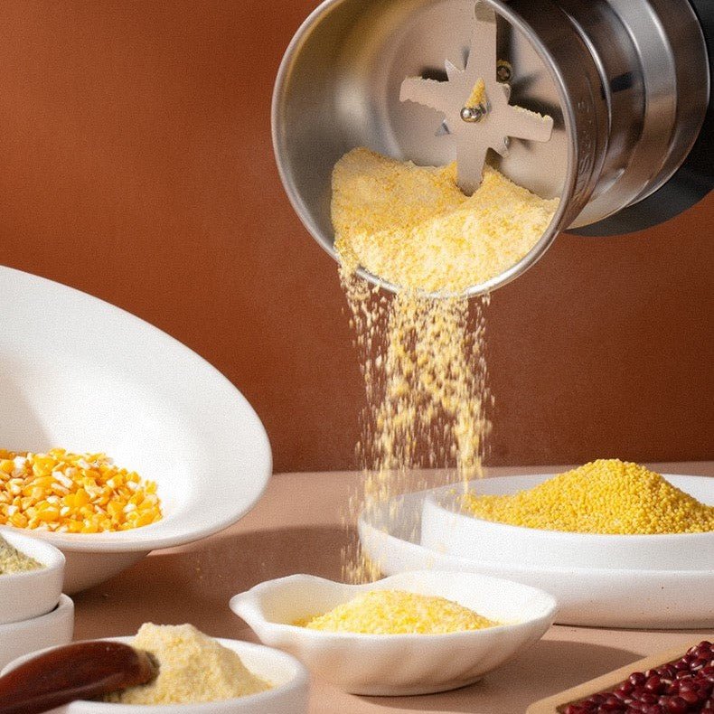 Portable Food Mill - One-Touch Grinder for Coffee, Herbs, Spices and Grains - Sofitte