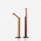 Dimmable LED Walnut Wood Table Lamp for Bedroom and Living Room