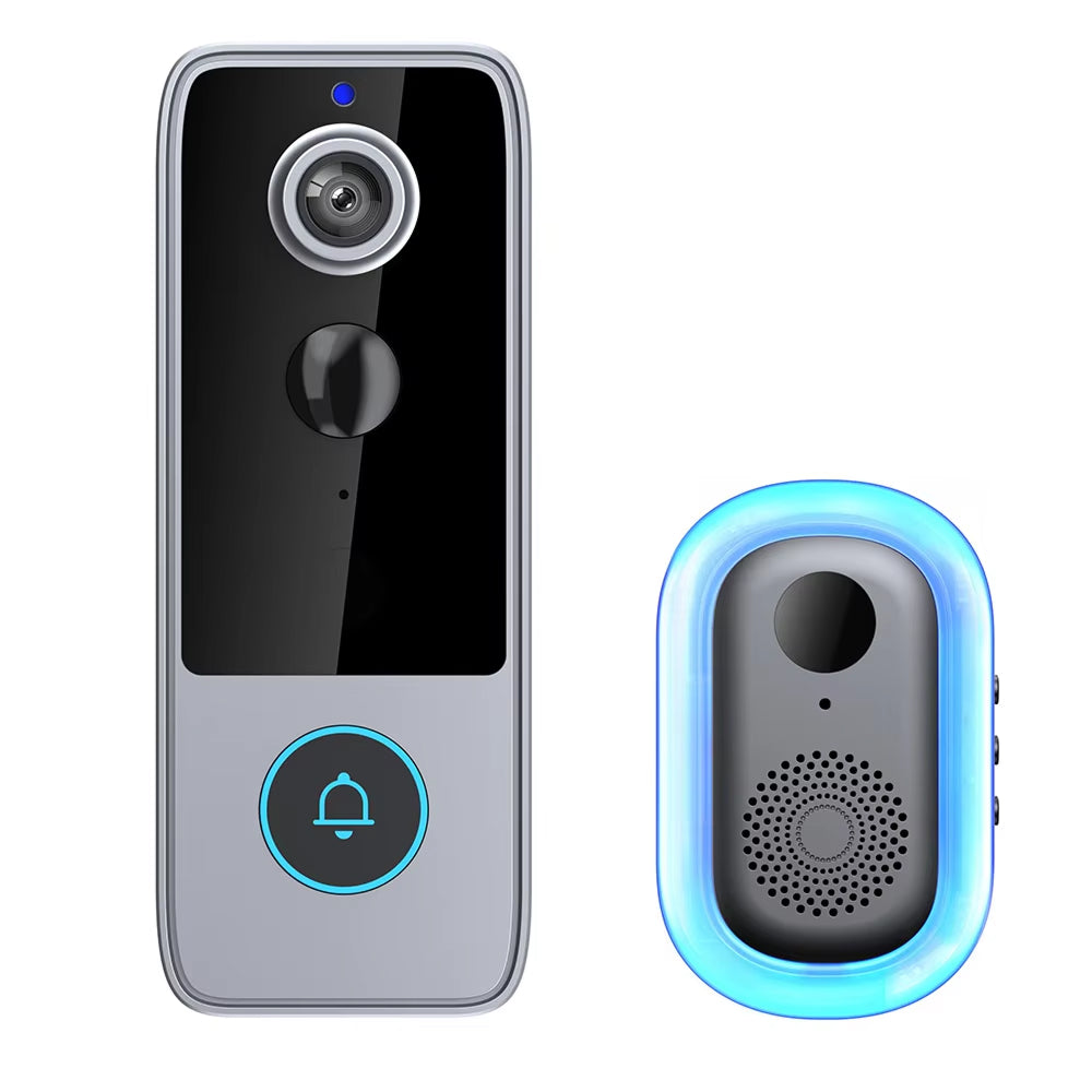 Wireless Video Doorbell with 1080P HD Video and No Monthly Subscription