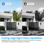 Wireless Video Doorbell with 1080P HD Video and No Monthly Subscription