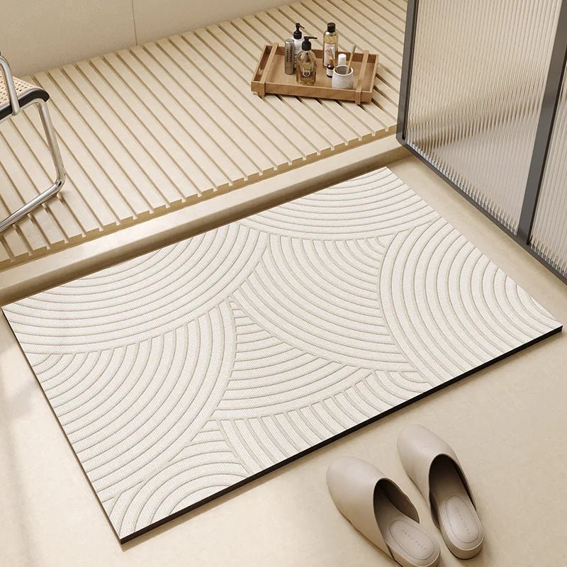 Quick-Dry Non-Slip Bath Mat for Bathroom with Super Absorbent Technology - Sofitte