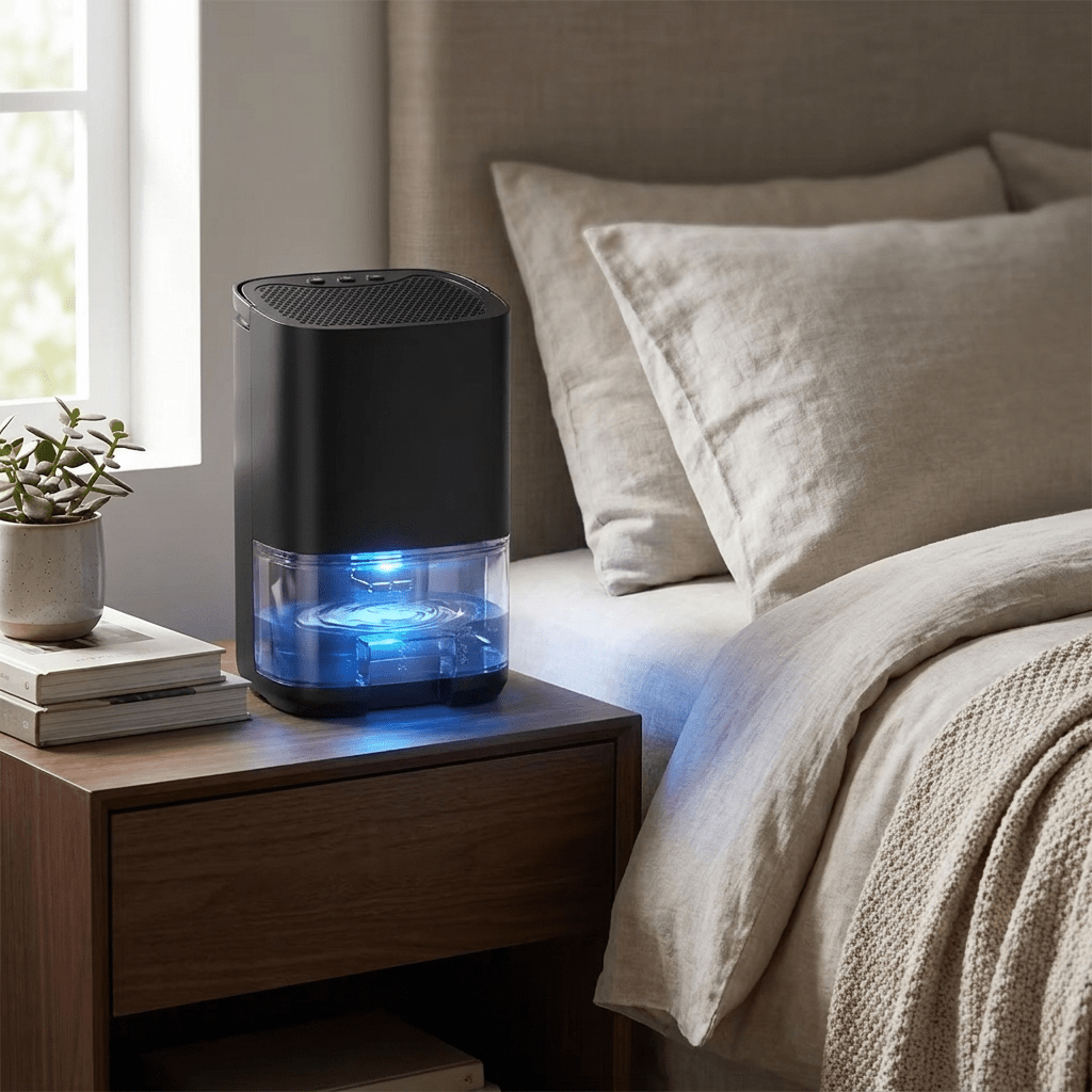Quiet Portable Dehumidifier for Home and Office with Compact Design - Sofitte