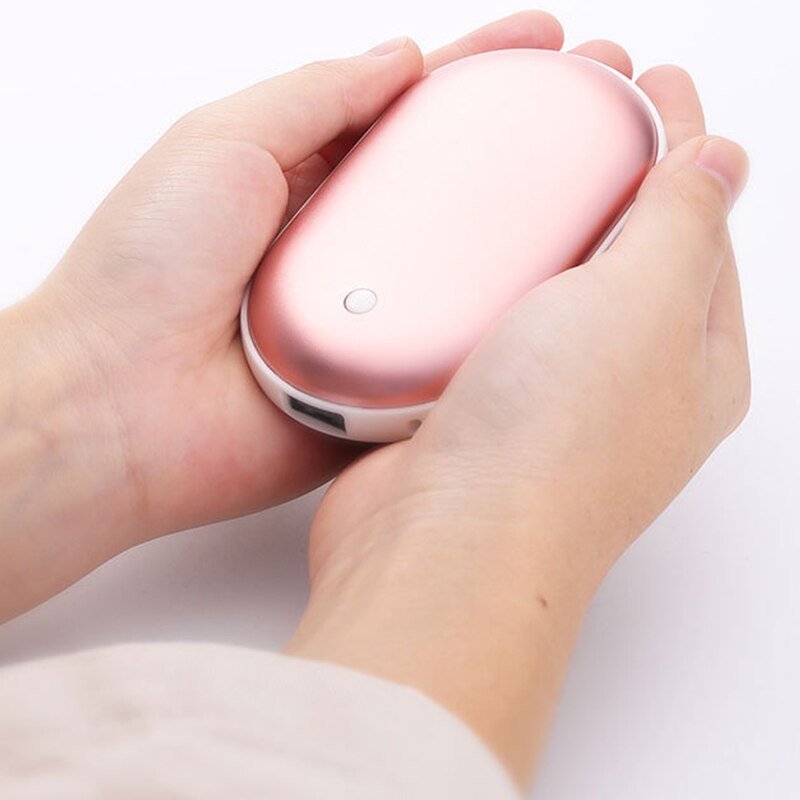 Rechargeable Hand Warmer Power Bank with Quick Heat and Adjustable Temperature Settings - Sofitte