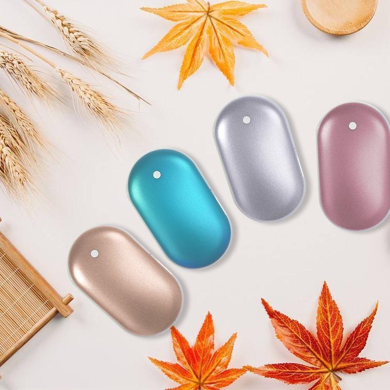 Rechargeable Hand Warmer Power Bank with Quick Heat and Adjustable Temperature Settings - Sofitte