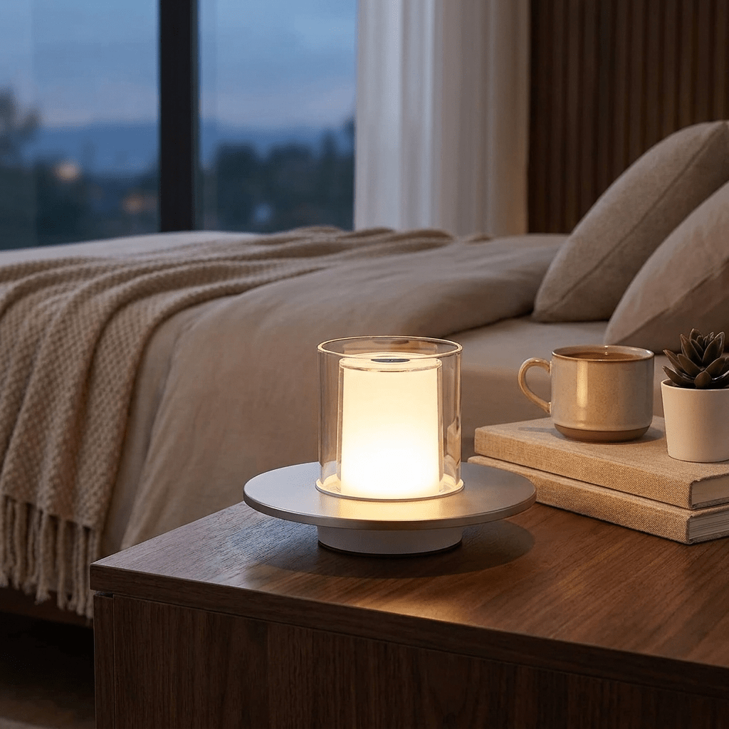 Rechargeable LED Touch Sensitive Table Lamp with Dimmable Warm Light for Modern Living Spaces - Sofitte