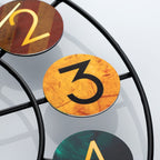 Retro Metal Wall Clock with Silent Quartz Movement for Home and Café Décor - Sofitte