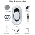 Robot Window Cleaner with 5600Pa Suction and AI Navigation for Streak-Free Glass - Sofitte