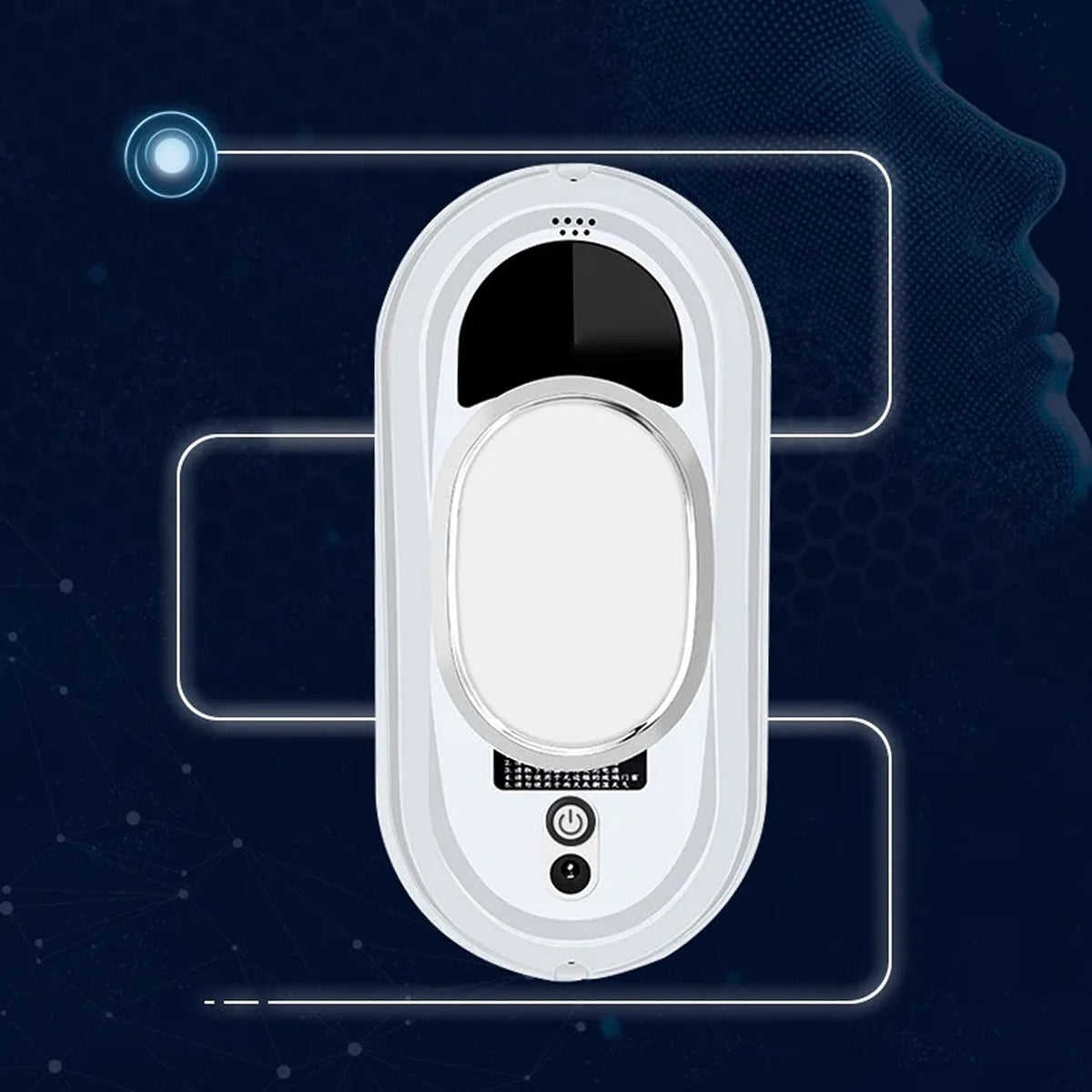 Robot Window Cleaner with 5600Pa Suction and AI Navigation for Streak-Free Glass - Sofitte