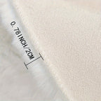 Round Bubble Rug for Living Room and Bedroom - Soft Fluffy Fleece Carpet - Sofitte