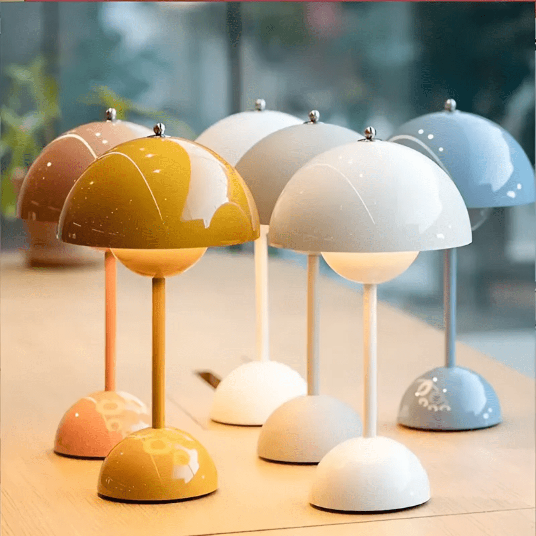 Scandinavian Rechargeable LED Table Lamp with Touch Control for Bedside, Desk and Living Room - Sofitte