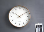 Scandinavian Wall Clock with Silent Quartz Movement for Minimalist Interiors - Sofitte