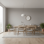 Scandinavian Wall Clock with Silent Quartz Movement for Minimalist Interiors - Sofitte