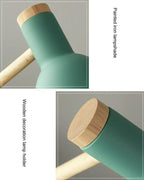 Scandinavian Wooden Desk Lamp with Adjustable Foldable Design for Home Office and Bedside