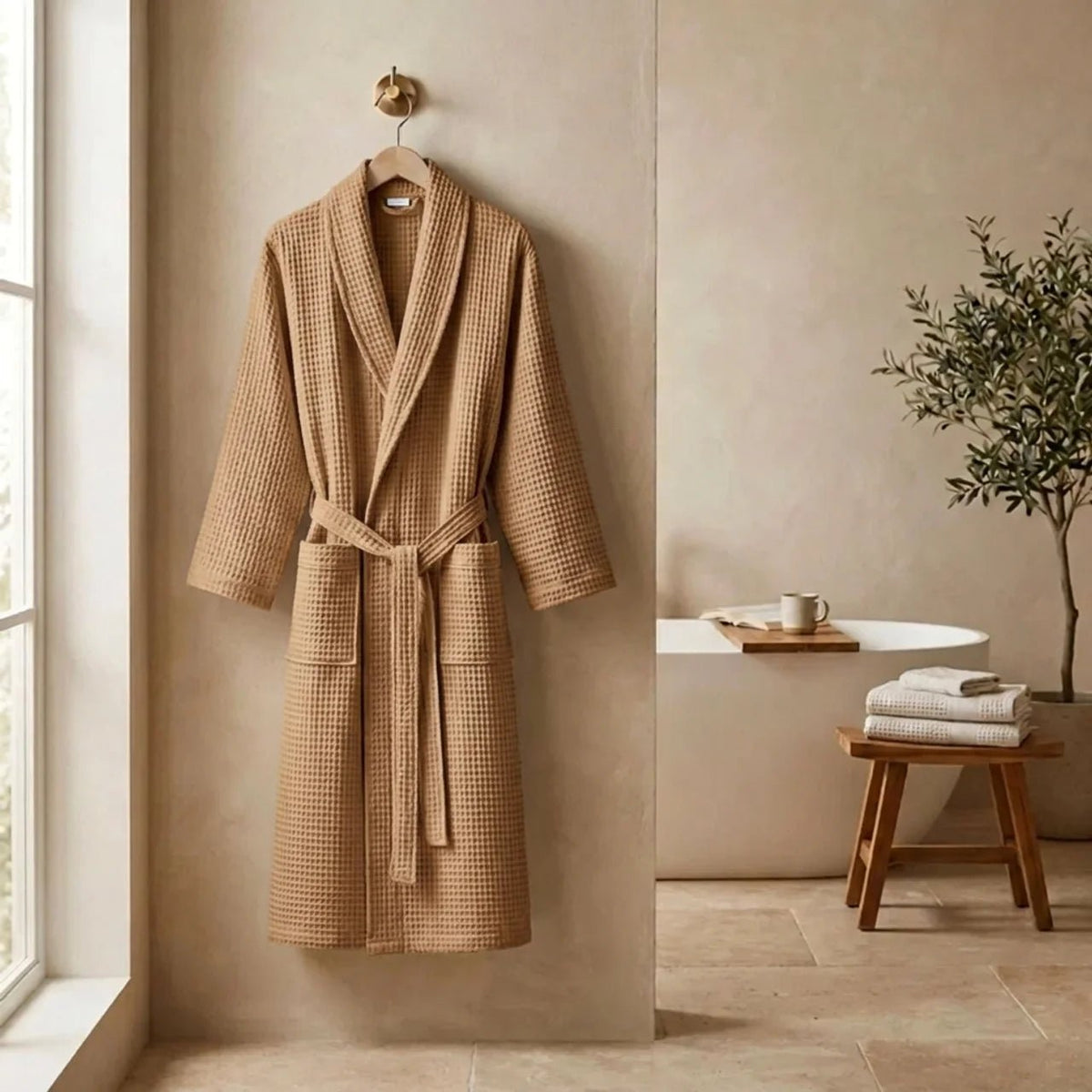 Soft Cotton Bathrobe for Comfort and Relaxation at Home - Sofitte