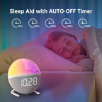 Sunrise Alarm Clock with RGB Mood Lighting and Nature Sounds for Gentle Wake-Up - Sofitte