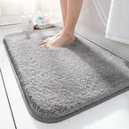 Ultra-Plush Bathroom Mat with Absorbent Microfiber and Non-Slip Backing for Spa-Like Comfort - Sofitte