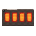 USB Powered Heated Sleeping Pad with Multiple Heating Zones for Cold Weather Camping