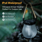 USB Rechargeable Rope Lantern with Light-Sensing Function for Outdoor and Indoor Use - Sofitte