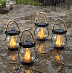 USB Rechargeable Rope Lantern with Light-Sensing Function for Outdoor and Indoor Use - Sofitte