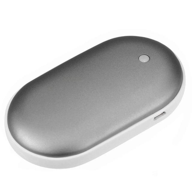 Rechargeable Hand Warmer Power Bank with Quick Heat and Adjustable Temperature Settings
