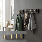 Wall-Mounted Foldable Hook for Coats and Accessories in Stainless Steel - Sofitte