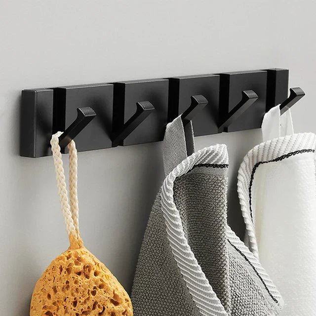 Wall-Mounted Foldable Hook for Coats and Accessories in Stainless Steel - Sofitte