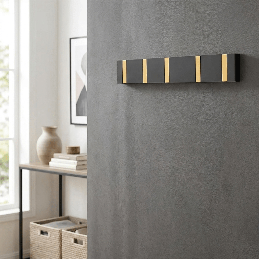 Wall-Mounted Foldable Hook for Coats and Accessories in Stainless Steel - Sofitte